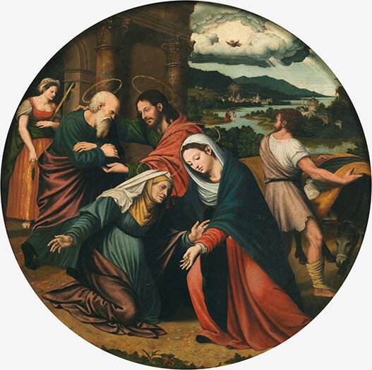 La Visitación. Vicente Macip. Museo Nacional del Prado, Madrid